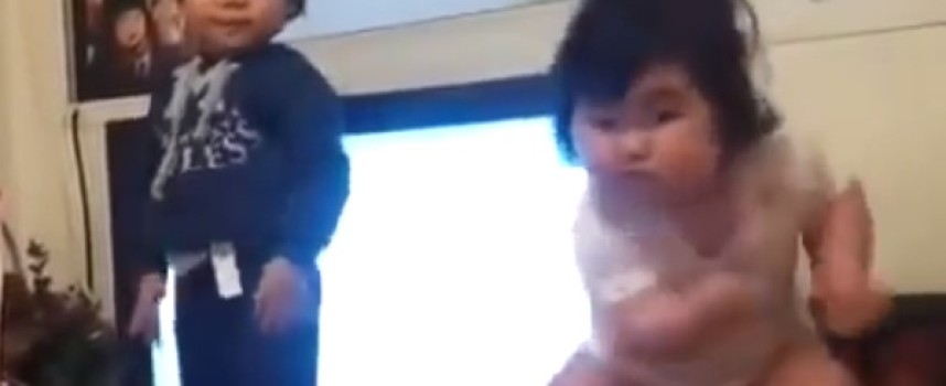 This Chubby Baby Wants To Dance!