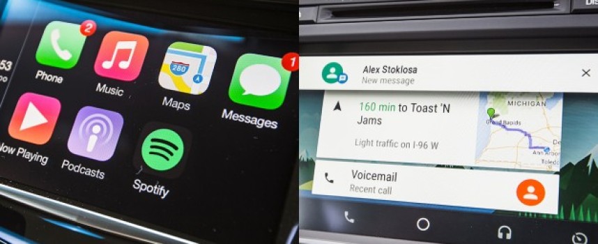 Apple CarPlay vs. Android Auto: We Test the Most Hyped Software of the Year