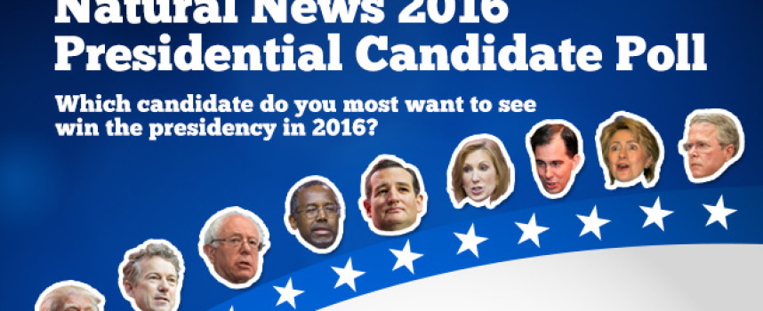 Donald Trump dominates Natural News 2016 Presidential poll as runaway favorite with 44.3% of the vote; 97.9% of readers reject establishment candidates