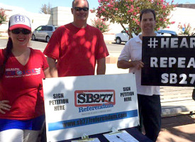 Trader Joe's, Whole Foods, Safeway, Panera Bread harass and threaten volunteers collecting signatures to overturn Calif. SB277 vaccine mandate