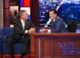 Stephen Colbert preps Jeb Bush for 'Trumpier' debate