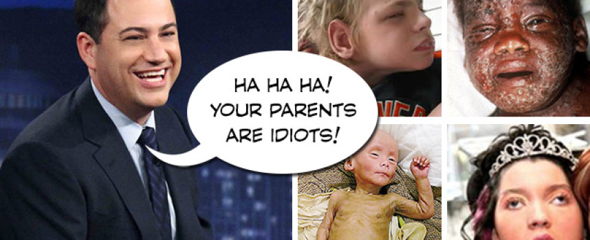 FLASHBACK: Jimmy Kimmel making fun of vaccine-injured children – How low can he go?