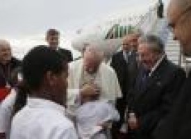 Pope Francis arrives in Cuba amid high hopes for the nation