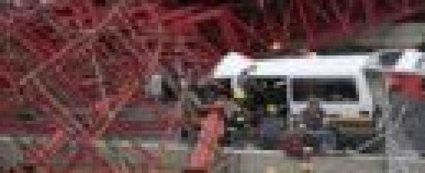 Johannesburg bridge scaffolding collapse kills two, injures 20
