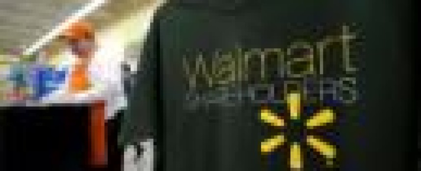 Wal-Mart shares dive 10 percent on forecast of flat full-year sales