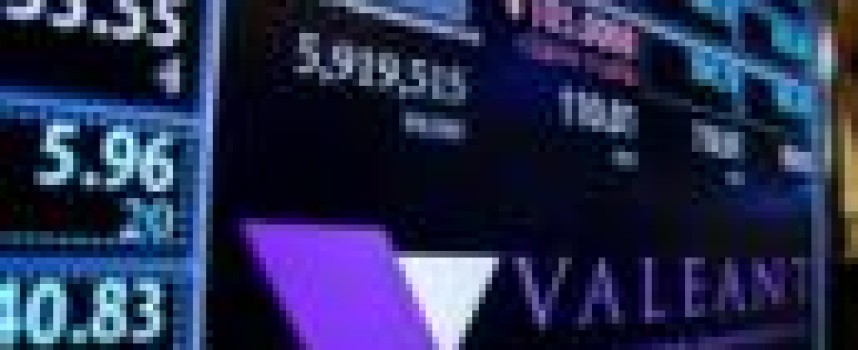 Valeant shares continue slide since Citron report
