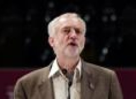 UK's Corbyn criticises cuts outside Conservative conference