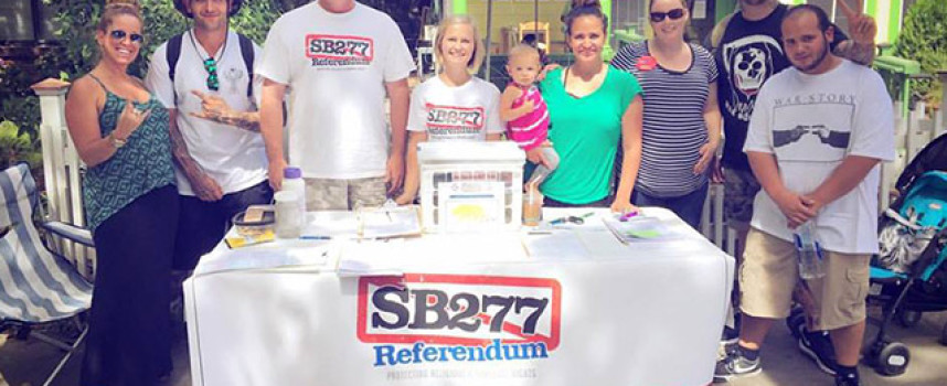 SB277 Referendum Facebook page vanishes; leaders remain unreachable