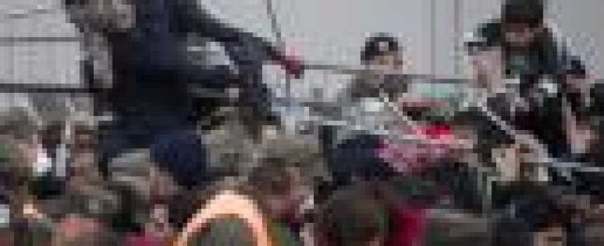 The Latest: Refugees blame Afghan men for border tensions