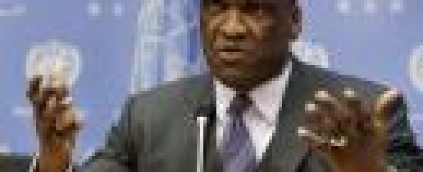 Ex-UN General Assembly head among 6 held in bribery scheme