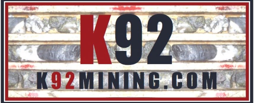 NEW: K92 MINING INC.