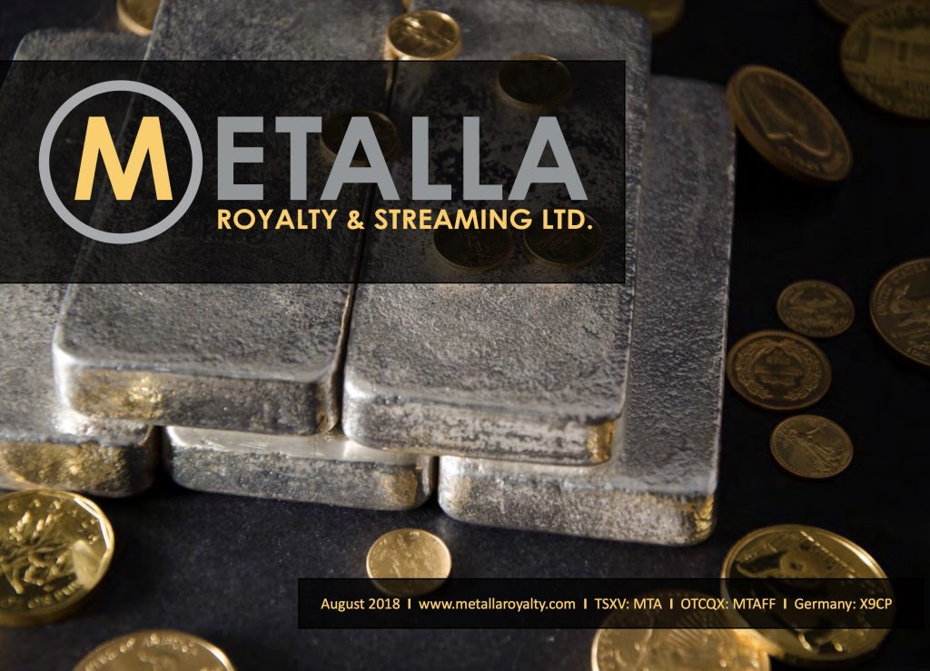 METALLA ROYALTY & STREAMING LTD | King World News