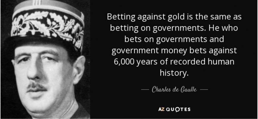 Greyerz – Sources Close To De Gaulle Have Informed Me That De Gaulle Was Certain The US Had No Gold Left
